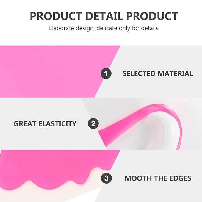 2Pcs Wrinkle Nasolabial Folds Sticker, Anti-Wrinkle Face Patches for Girls Women, Silicone Rosy Facial Care Stickers Lines, Mouth Wrinkles, and