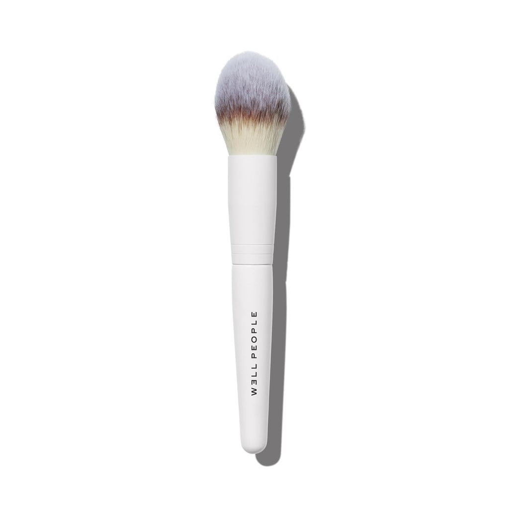 Well People Powder Complexion Brush, Soft & Fluffy Face Makeup Brush For Evenly Applying Loose Powder, Great For Large Areas, Cruelty-free Bristles