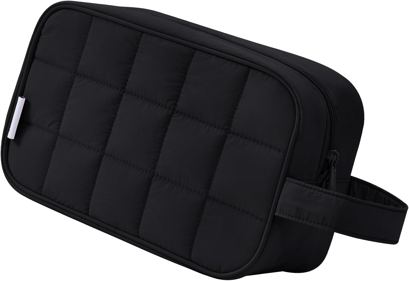 Narwey Puffy Travel Toiletry Bag for Traveling Women Girl, Travel Bag for Toiletries, Cute Travel Makeup Bag Organizer, Quilted Cosmetic Bag Make Up Skincare Medicine Bags