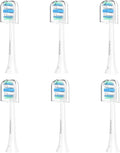 Replacement Toothbrush Heads for Philips Sonicare Replacement Heads, Electric Replacement Brush Head Compatible with Phillips Sonicare Electric Toothbrushes, 6 Pack