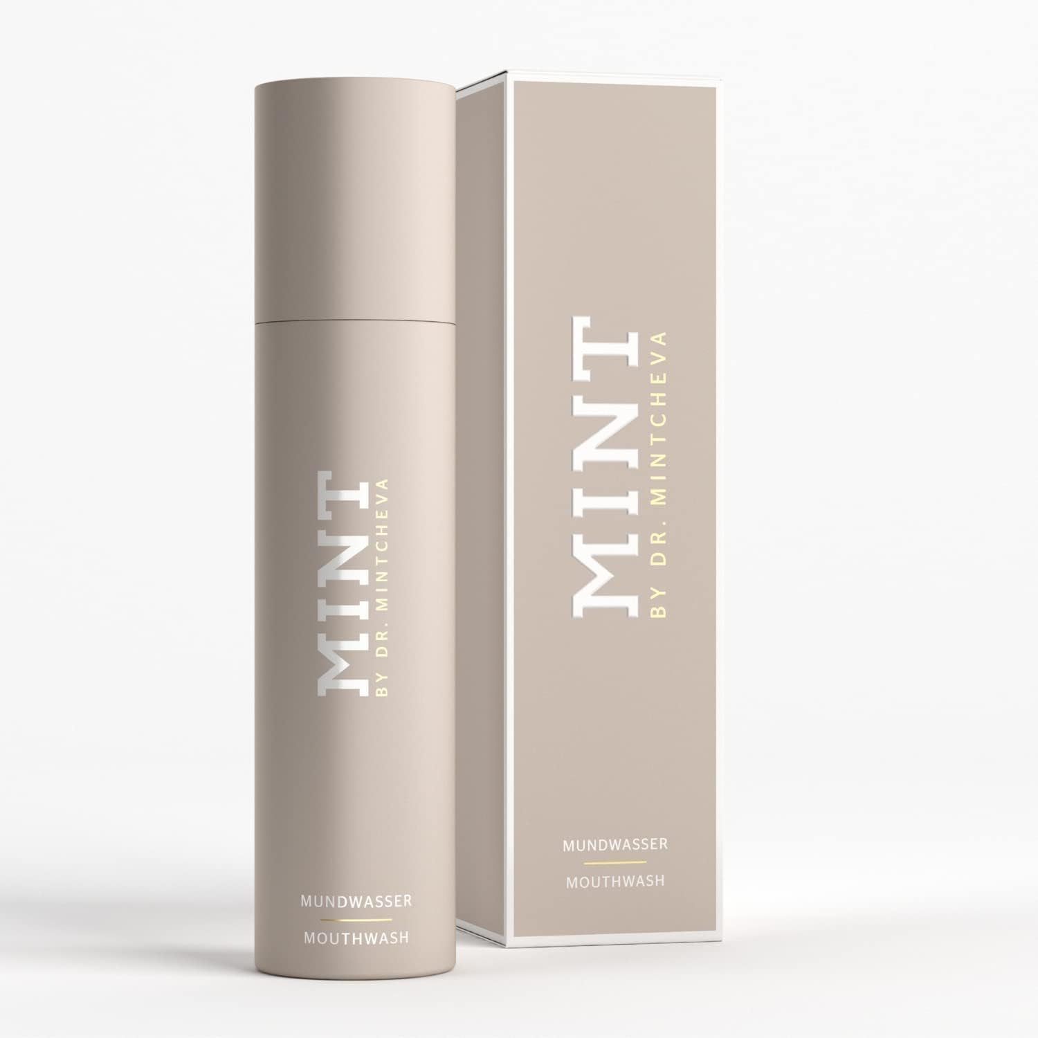 Mint Biotic Mouthwash (200 ml) – Antibacterial Mouthwash for Fresh Breath – with Vitamin B12 & Vitamin E – for Care and Strengthening of The Oral Flora