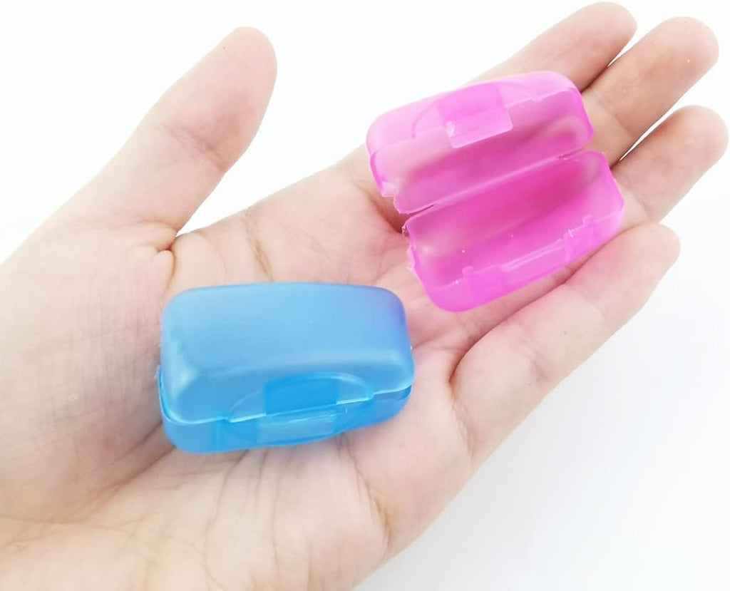TIHOOD 100PCS Travel Toothbrush Head Covers, Portable Toothbrush Pod Caps Case Protector for Home and Outdoor