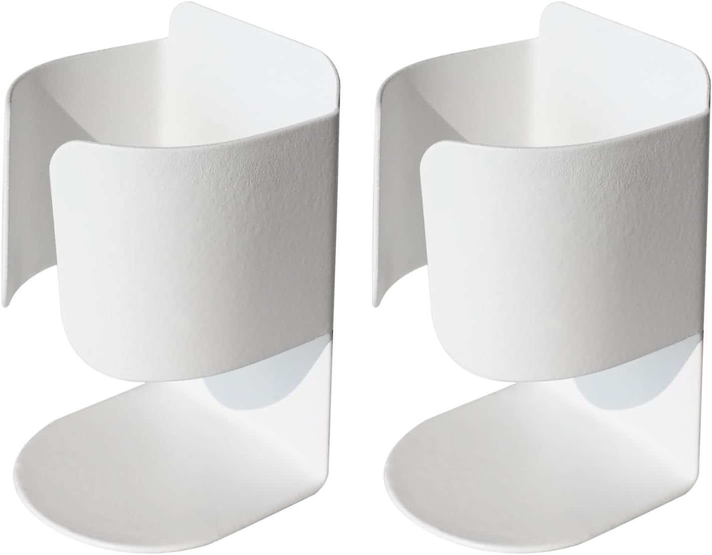 Electric Toothbrush Holder Wall Mount, 304 Stainless Steel Self-Adhesive Bathroom Organizer for Electric Toothbrush, Toothpaste & Face Wash-Space Saving, Waterproof, Holds Up to 10lbs (White 2 Pack)