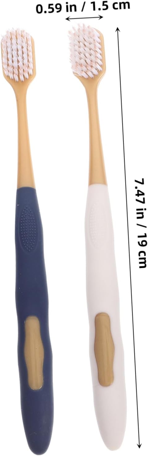 36Pcs Compact Wide Head Toothbrushes for Adults Soft High-Density Bristles Deep Clean Oral Care Ergonomic Travel Tooth Brushes Household