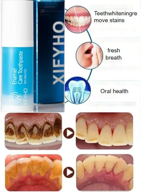 Fresh Mint Toothpaste Set, Hundreds of mini Breath-freshening Strips for Hours of Freshness, 4-Pack