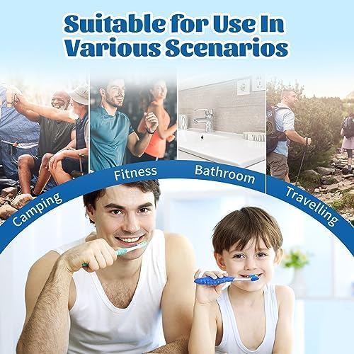 UCEC Toothbrush Caps, Toddler Electric Toothbrush Cover for Travel, Camping, Bathroom, School, Business - 8 Pack