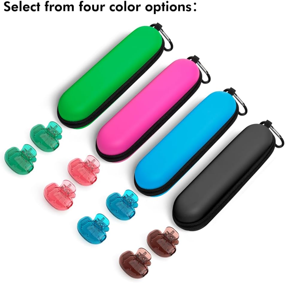 Nincha Electric Toothbrush Travel Case Compatible with Oral-B/Philips Sonicare/Colgate/Reach, and Most Electric Toothbrush, Includes 2 Universal Toothbrush Covers (Green Case + Green Covers)