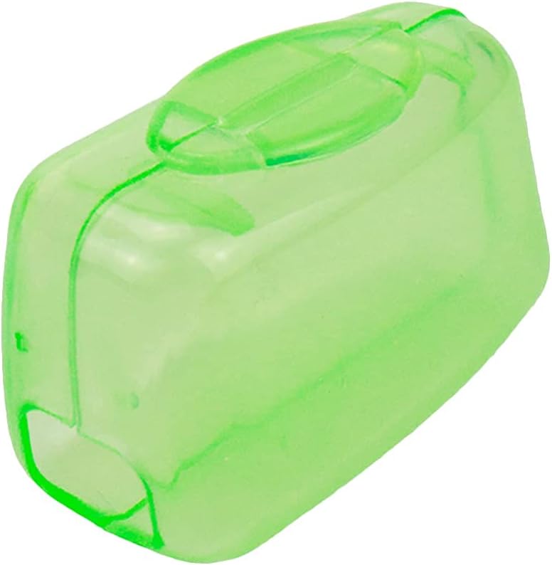 50Pcs Toothbrush Cap Covers Toothbrush Head Protector Case for Travel or Home,Green