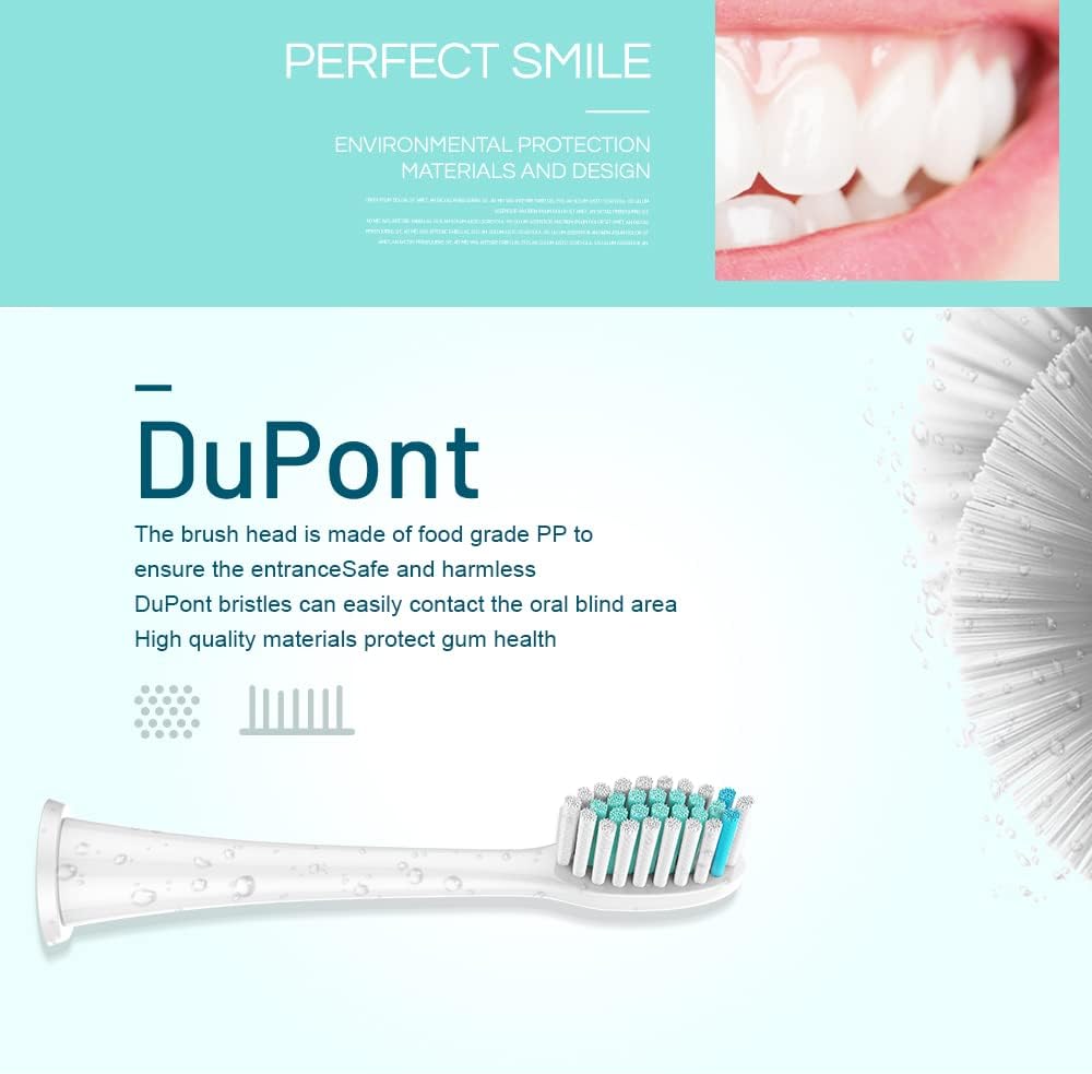 Replacement Toothbrush Heads Compatible with Philips Sonicare Electric Toothbrush, 8 Pack