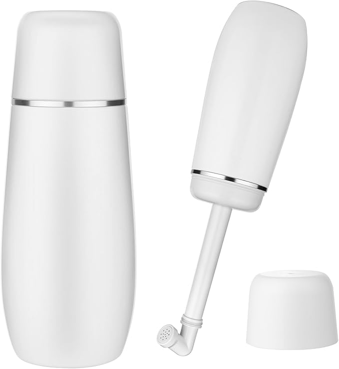 Portable Bidet for Travel 400ml Upside Down Peri Bottle Sprayer Handheld for Postpartum Perineal Care Hemorrhoid Treatment