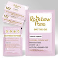 RainbowPana Feminine Wipes, 240 Count ON-THE-GO Individually Wrapped | Flushable Wipes, Travel Wipes for Women, Pre/Post-Intimacy Cleansing | Aloe, Portulaca, Vitamin E | pH Balanced, Biodegradable