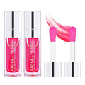 2PCS Lip Gloss Oil Set, Hydrating Lip Oil for Women, Moisturizing Lip Balm for Smooth Lip Lines, Nourishing Lip Treatment for Shiny Lips Essential Lip Care Products