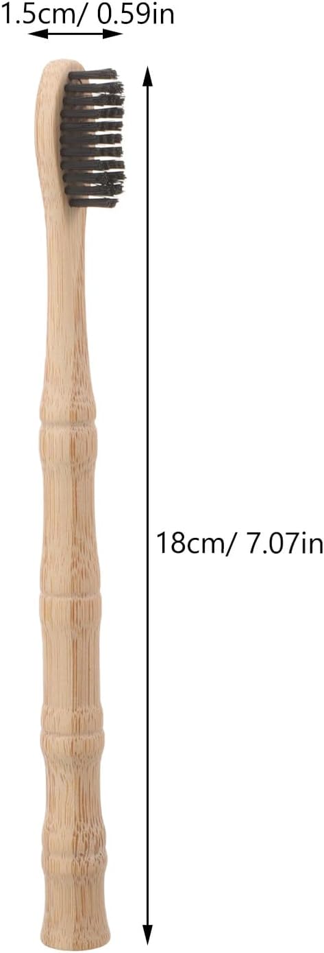 4pcs Soft Toothbrushes with Gentle Bristles for Oral Cleaning Portable Travel for Home Guest Rooms and Hotel Use Eco-Friendly Material