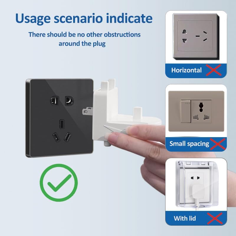 Wall Charger for Oral-B Braun Electric Toothbrush, Toothbrush Outlet Charger for Oral-B/Braun Most Models（Excluding iO 7/8/9/10 and Pulsonic Series） White
