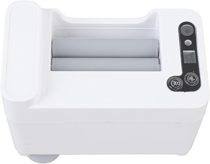 Smart Automatic Toothpaste Dispenser Wall Mounted Touchless Electric Toothpaste Squeezer with 3 Level Adjustable Dispensing Modes for Bathroom Oral Care White ABS Silicone