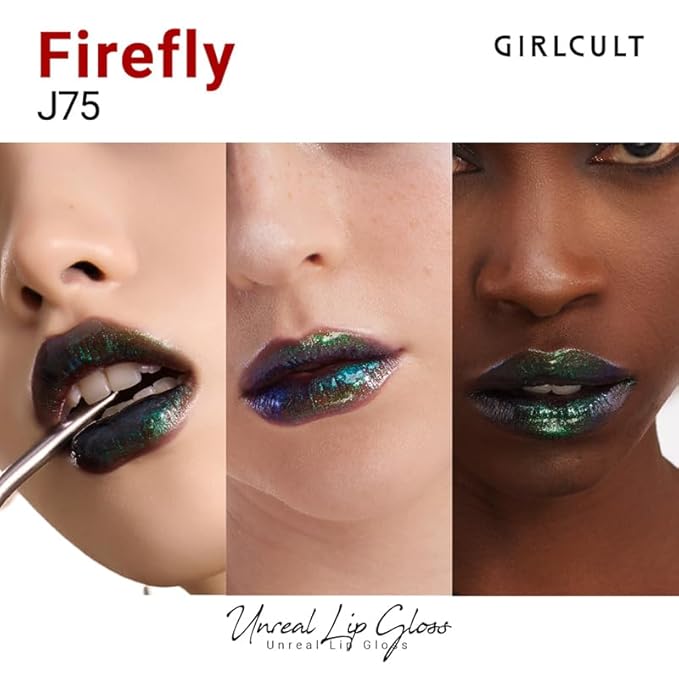 GIRLCULT Glass Shine Lip Gloss – Non-Sticky Hydrating Lip Stain with High-Shine Glossy Finish, Long-Lasting Lightweight Formula, Moisturizing & Comfortable Wear for Plump Lips (J75)