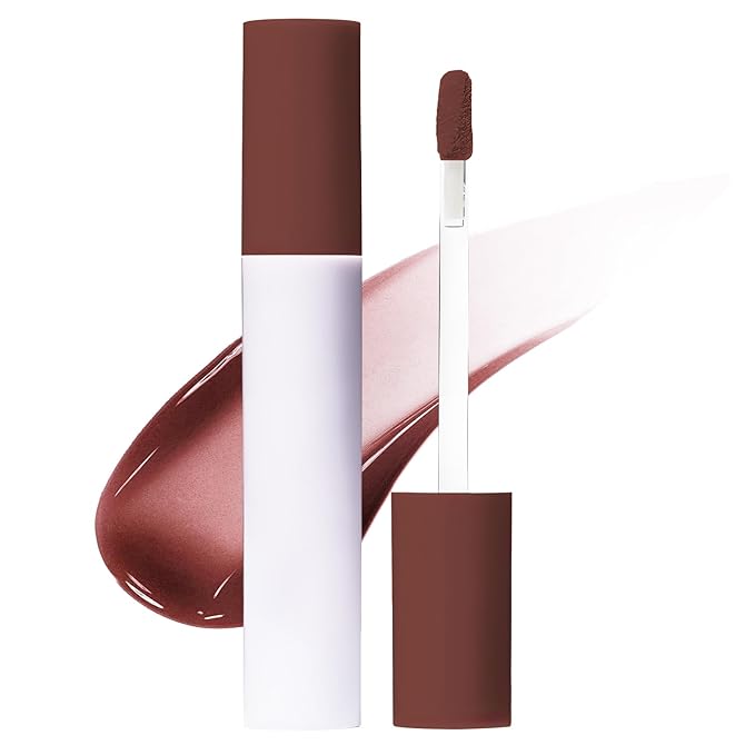 Lips Staining Lip Oil, Lip Stain Oil, Lip Tint Lips Oil Long-Lasting Moisturizing, Lips Oil Stain, Dynamic Finish that Goes on Glossy (Tamarind)