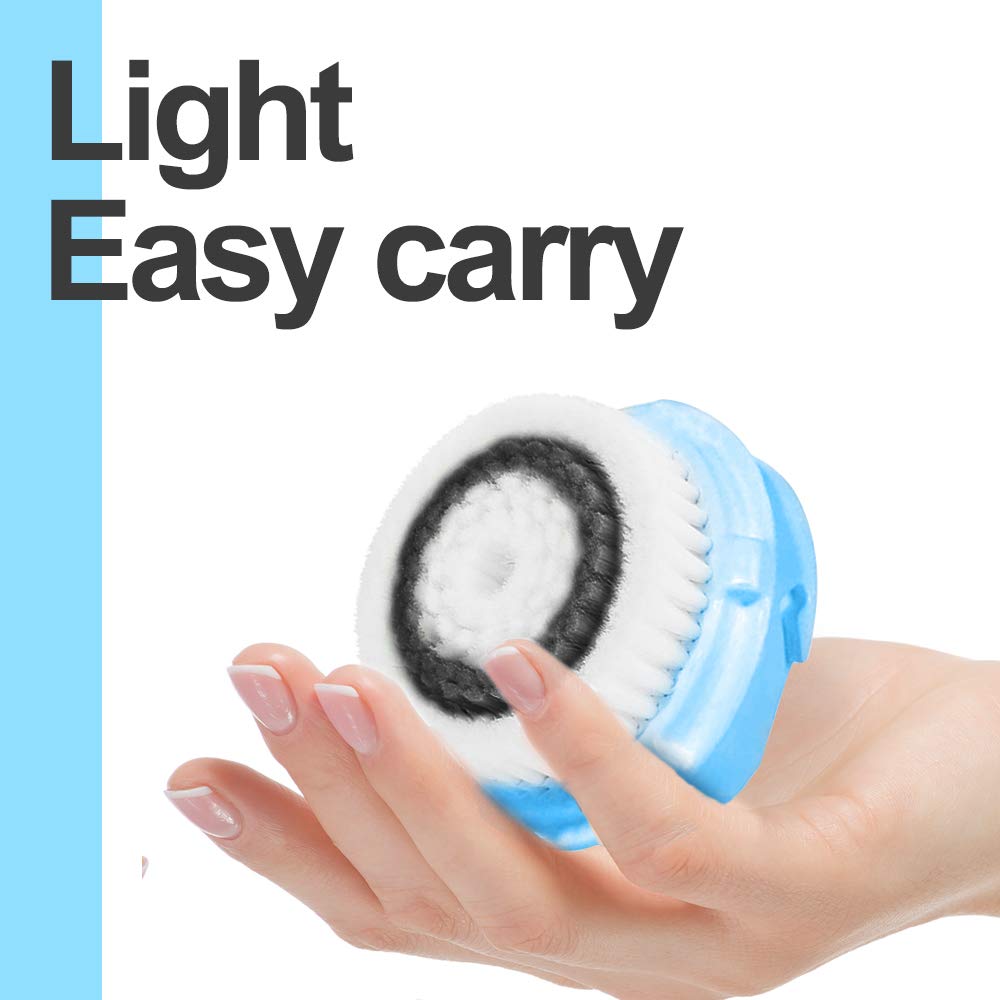 Facial Cleansing Brush Head Replacements Compatible with Clarisonic Mia 1, Mia 2, Mia Fit, Alpha Fit, Smart Profile Uplift, Deep Pore Face Brush Head Replacement Cleaning Tool(Mutil Color)