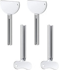 Stainless Steel Tube Squeezer Key - Metal Toothpaste & Lotion Roller, Handheld Beauty Salon Tool for Maximizing Hair Products, Creams and Home Use, Durable Last Drop Saver, 3.3 x 1.4 Inches (4)