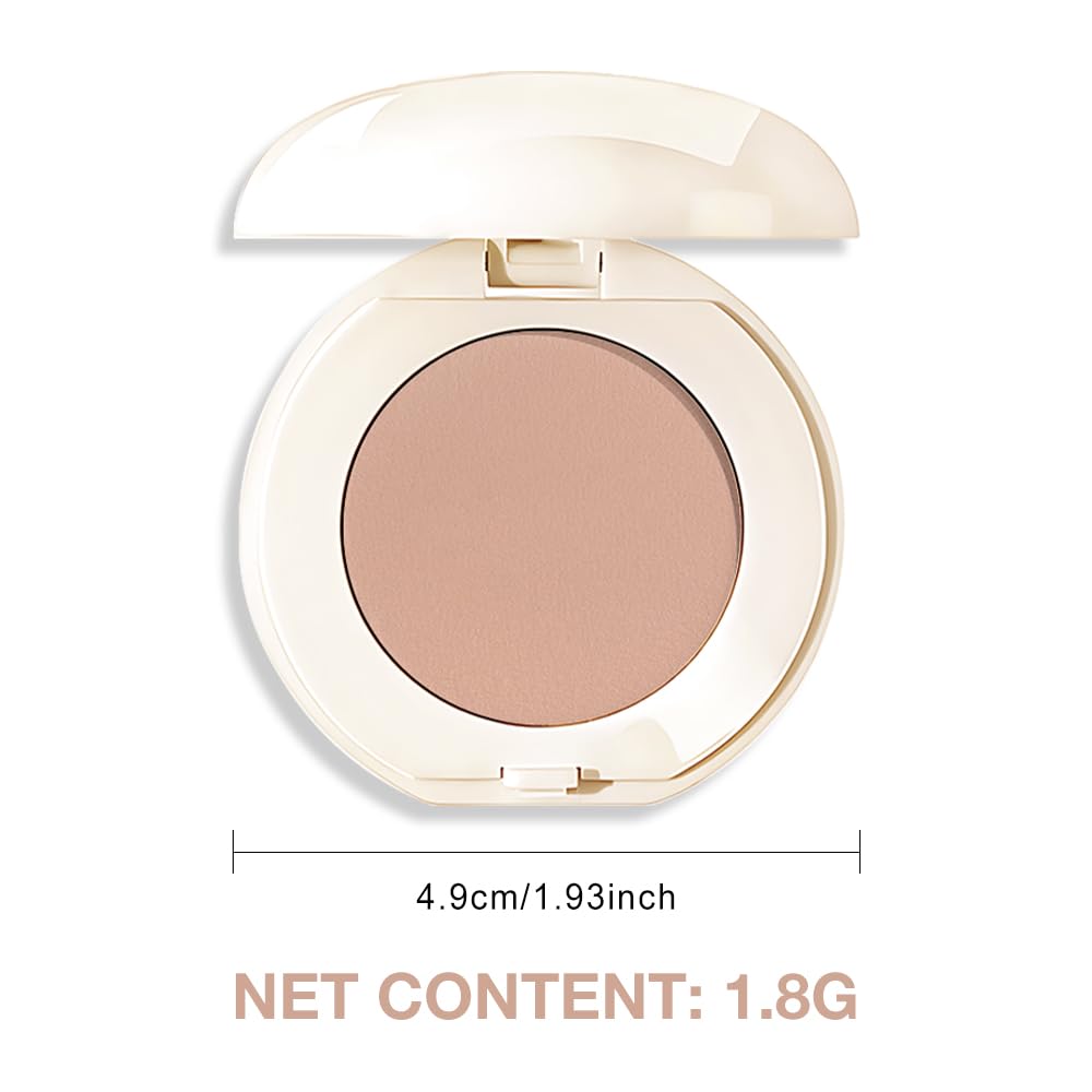 Single Cream Eyeshadow,Nude Apricot Matte Eye shadow Pallette,Waterproof&Long Lasting Mini Eyeshadow,Soft Matte Eye Makeup,Vegan & Cruelty-Free Eye shadow for Brown Blue Green Eyes #10