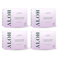 ALŌH Skin- Softening Sanitizing Hand Wipes – Lavender Rosewood + Aloe- 4 boxes of 20ct Individually Wrapped Wipes (80 Wipe)