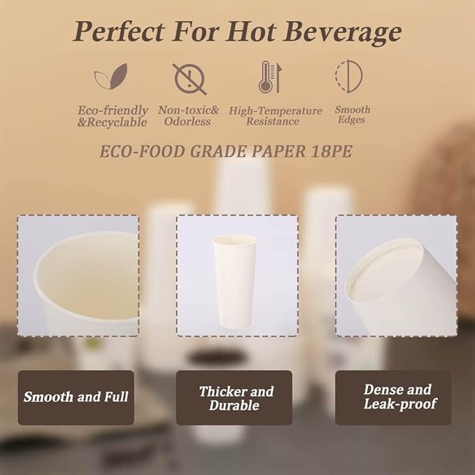 Lamosi 1200 Pack 3 oz Paper Cups for Bathroom, Disposable Small Mouthwash Cup, 3oz Mini Espresso Cups for Travel, Party, Picnics, Home, Applicable to Cup Dispenser