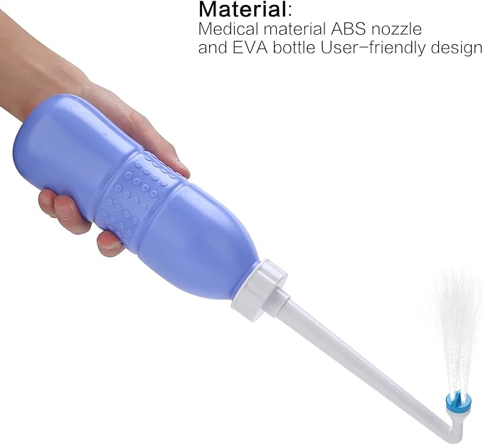 Portable Bidet Bottle for Travel Personal Hygiene Care Manual Bidet (16in)