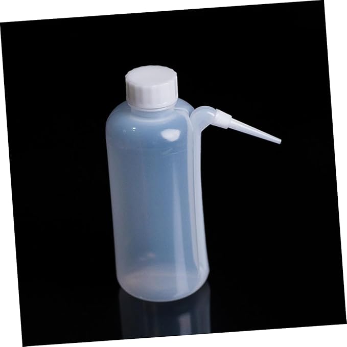 2Pcs Portable Squeeze Wash Bottle Plastic Rinse Bottle with Wide Mouth for and Tattoo Cleaning Lightweight Easy to Store