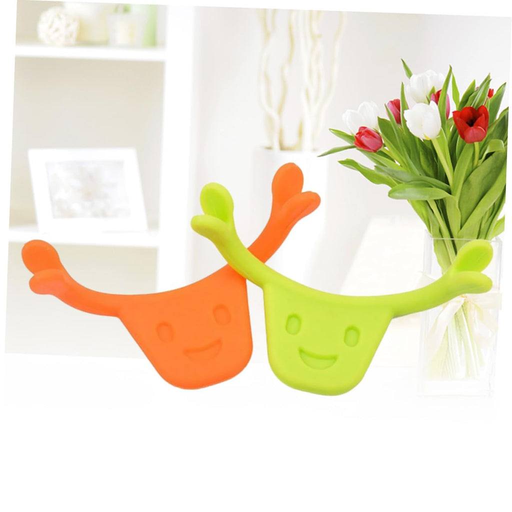 2pcs Smile Maker Silicone Smile Trainer Mouth Muscle Stretching Lifting Training Edible Safe Material Daily Facial Exercise Tool for Men and Women
