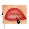 Matte Calligraphy Liquid Lip Liner Lipstick Pencil, Red Long-Lasting Transfer-Proof Lip Stain, Lightweight Lipstick, Sheer Buildable Color, Fades to a Natural Wash of Colors