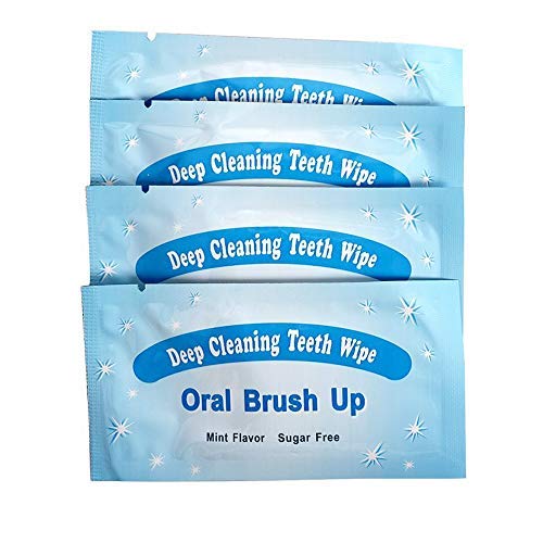 Mint-Flavored Oral Finger Wipes Teeth whitening Wipes Oral Cleaning Wipe (50 Pcs)