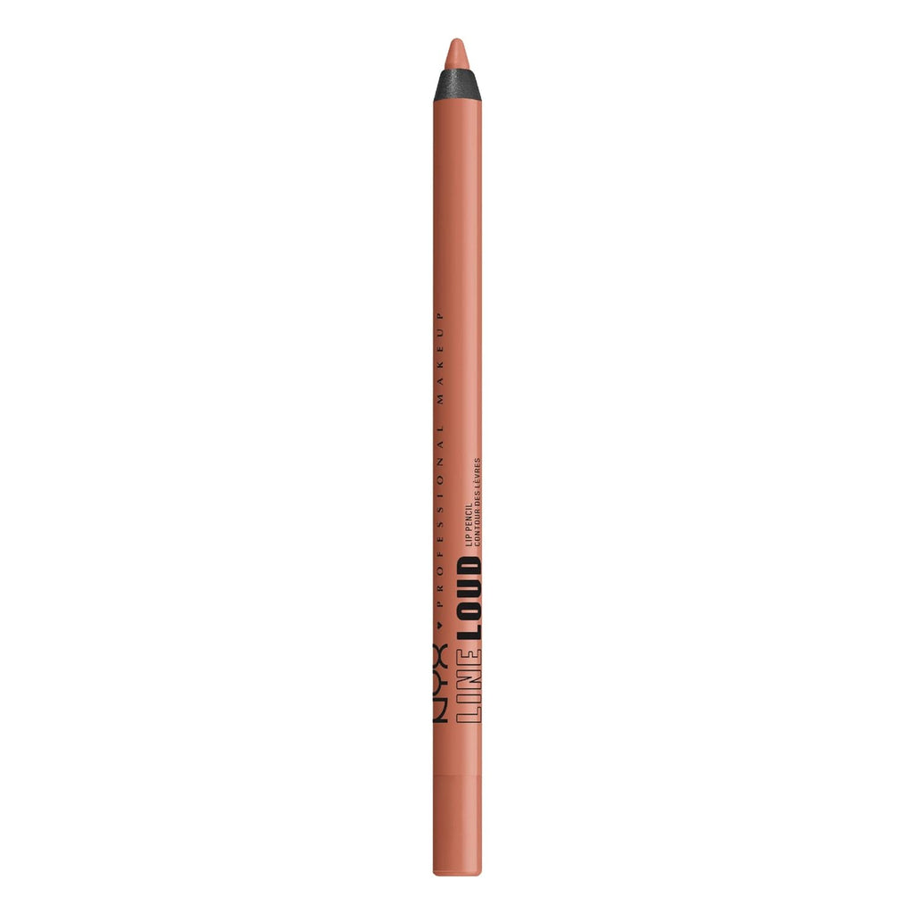 NYX PROFESSIONAL MAKEUP Line Loud Lip Liner, Longwear and Pigmented Lip Pencil with Jojoba Oil & Vitamin E - Daring Damsel (Light Warm Peach Nude)