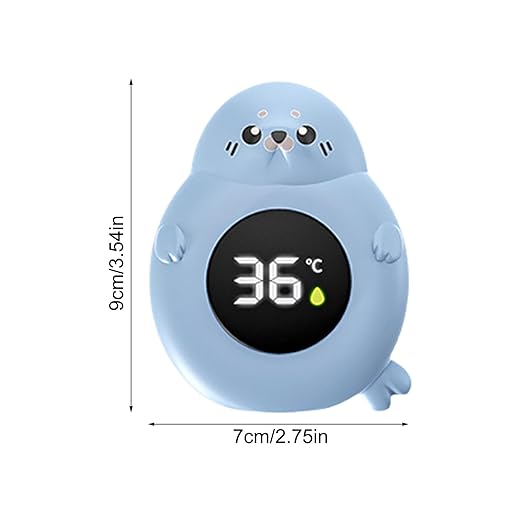 Baby Bath Thermometer – Waterproof Electronic Sensor, Cute Shape Design, Accurate Water Temperature Gauge | Digital Safety Monitor for Bathing Home Daily Travel use