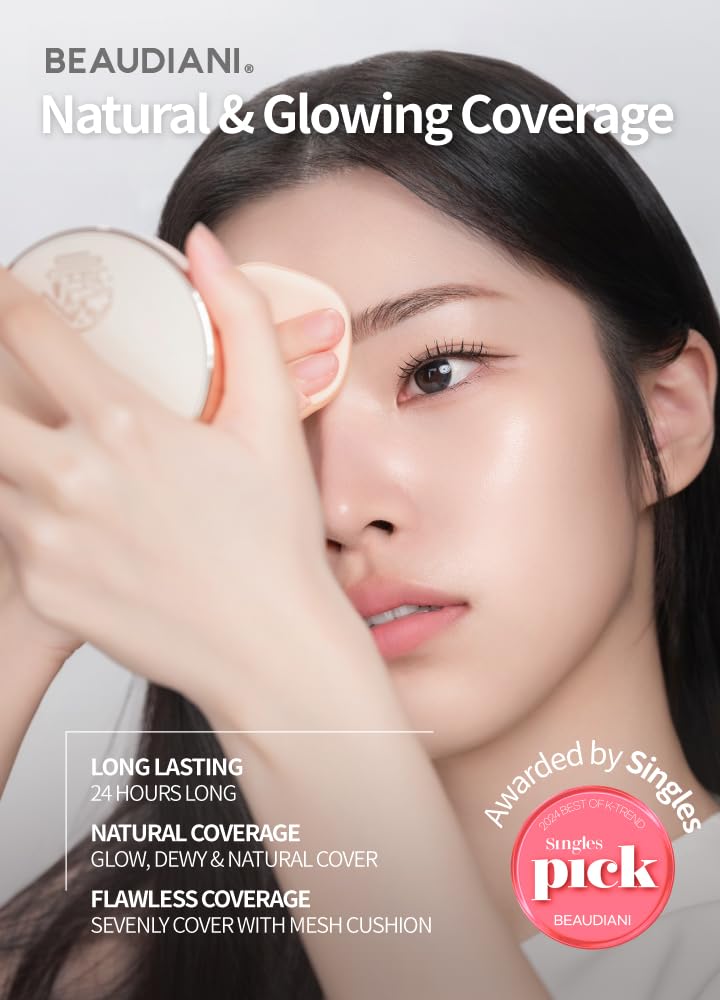 Mesh tight up cushion foundation 01, light beige, Korean compact foundation, natural coverage, glow, sweat proof makeup, long lasting, all skin type