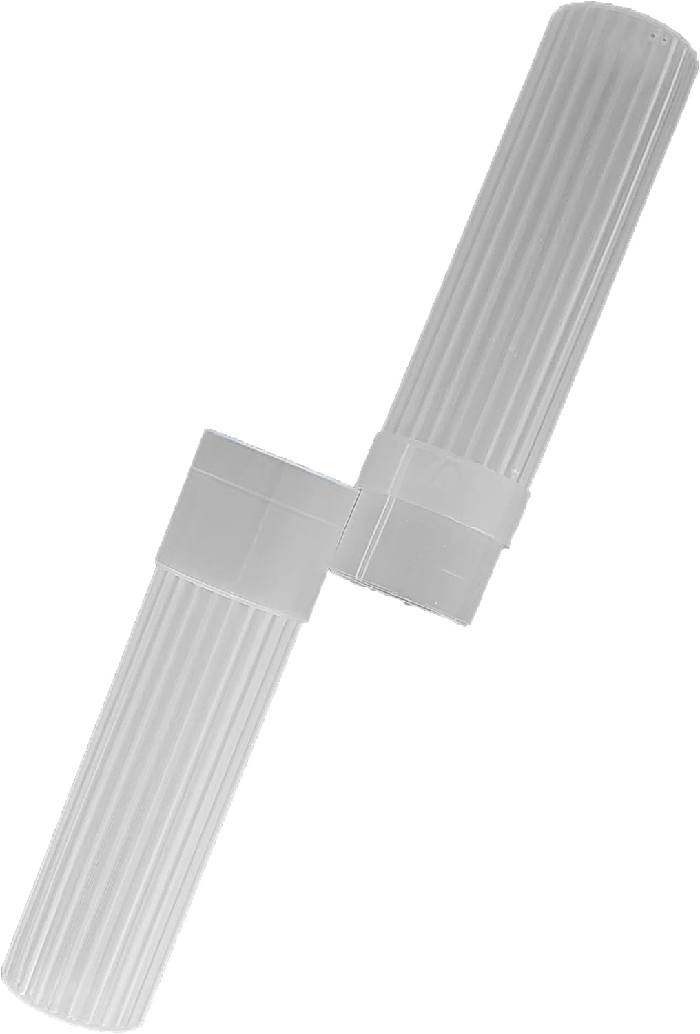 White Toothbrush Covers & Soap Box Set - Matching Colors - Tooth Brush Cover Cap, Soap Dish Travel, Soap Dish Holder Travel - Plastic Portable Set with Cover