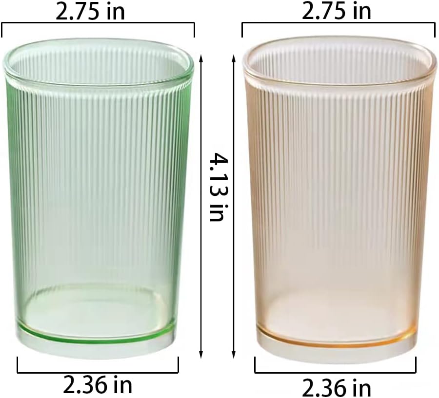 Unbreakable Cup, Bathroom Tumbler, Plastic Toothbrush Holder, Tumbler Cup, Bathroom Cups,Makeup Brush Holder,Set of 2 Reusable Drinking Glasses.