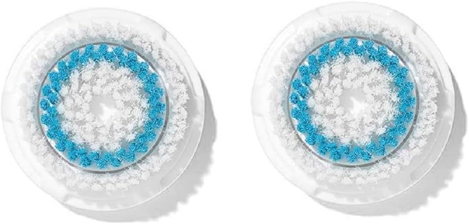 Clarisonic Facial Cleansing Brush Head Replacements,Deep Pore, Compatible with Mia 1, Mia 2,Gentle enough for daily use (2-count)