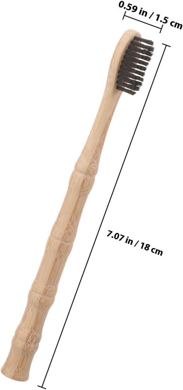 4pcs Soft Toothbrushes with Gentle Bristles for Oral Cleaning Portable Travel for Home Guest Rooms and Hotel Use Eco-Friendly Material