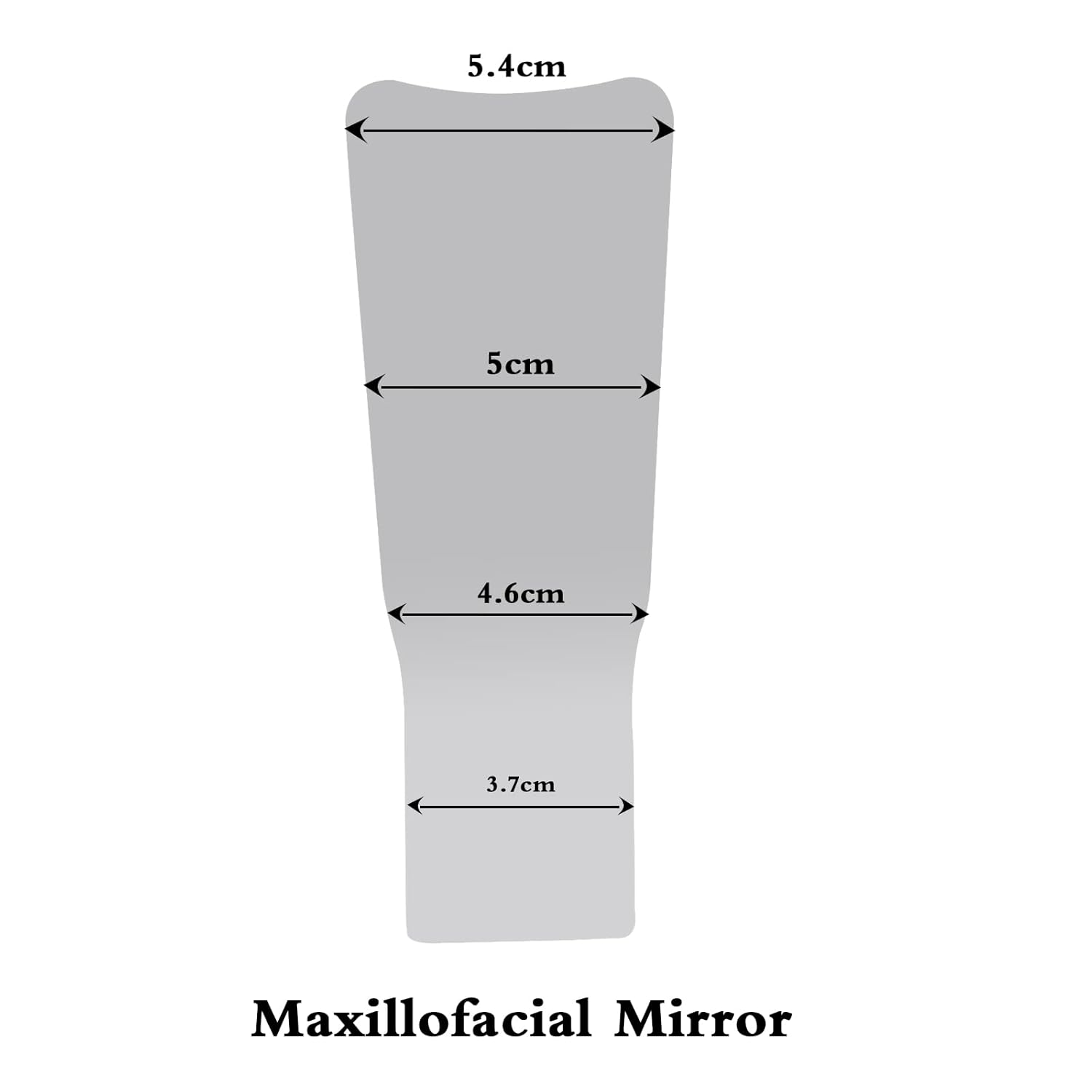 Angzhili 1 Piece Dental Anti-Fog Photography Mirrors,2 Sided Fog Free Intraoral Photography Mirror,Stainless Steel Occlusal Mirror (M maxillofacial mirror)