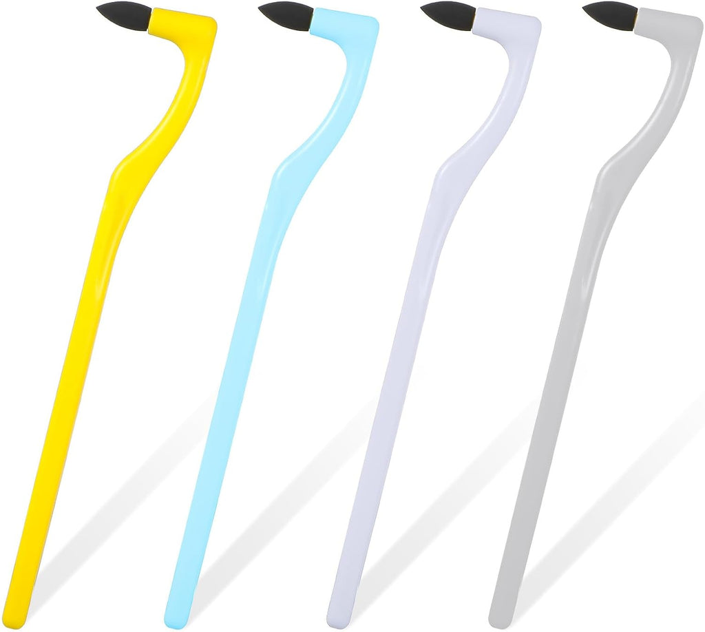 4 PCS Dental Tooth Stain Eraser Removers, Dental Plaque Tartar Eraser Polisher Professional Dental Picks Tooth Polisher and Plaque Remover for Teeth Whitening Polishing Adult Oral Care (4 Color)