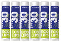 Eco Lips Classic Sport Broad Spectrum Sunscreen Lip Balm 6-Pack - Made in USA (Classic Vanilla SPF 30)