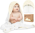 KeaBabies Hooded Baby Towel for Newborn - Viscose Derived from Bamboo Large Baby Bath Towels with Hood for Boys, Girls, Toddler, Extra Absorbent & Soft Newborn Bath Essentials (Dreamers, Regular)