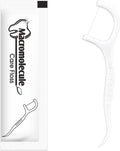 500 Count Floss Picks Individually Wrapped,Portable Flossers for Adults,Suitable for Oral Care in Restaurants, Travel, Hotels and Offices