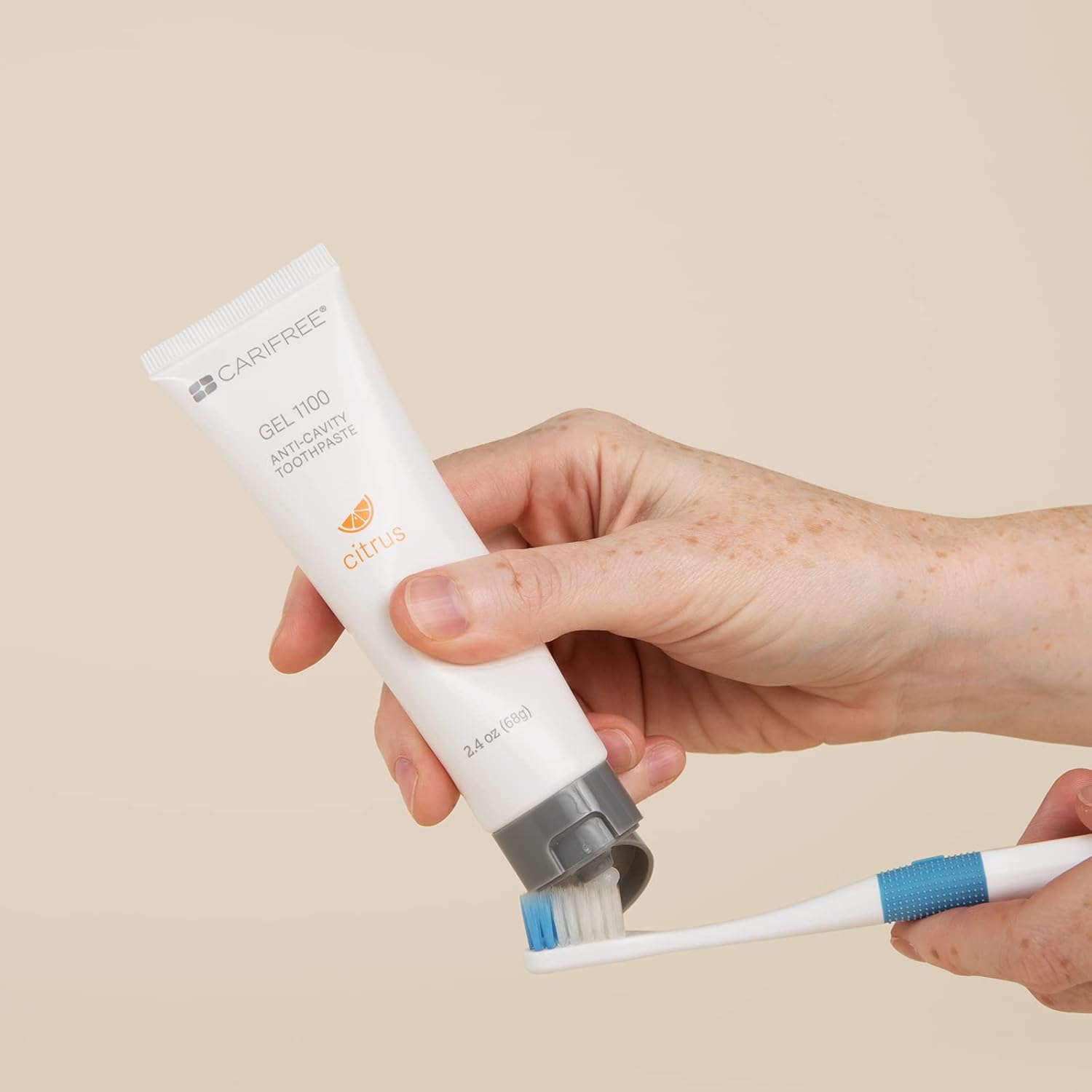 CariFree Maintenance & Prevention Kit, Citrus Flavored | Anti-Cavity Fluoride Toothpaste & Mouthwash Freshens Breath and Moistens Mouth | Dentist Recommended for Oral Care (2 Piece Set)