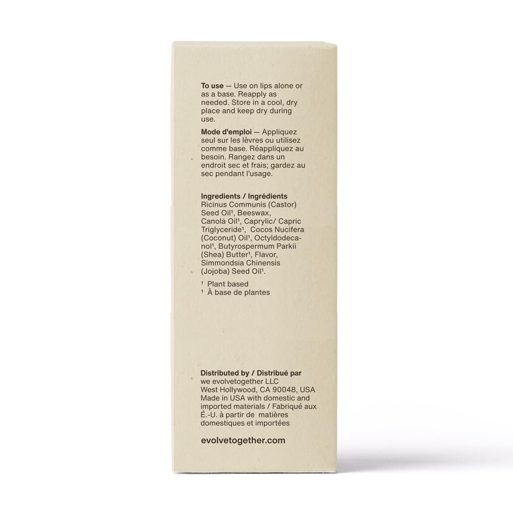 evolvetogether Lip Balm for Women & Men | Plant-Powered Hydration with Calming Lavender | Multi-Use Stick for Lips, Cuticles, Cheeks | Cruelty-Free, Paraben-Free | Made in USA (Provence, 1 Oz)