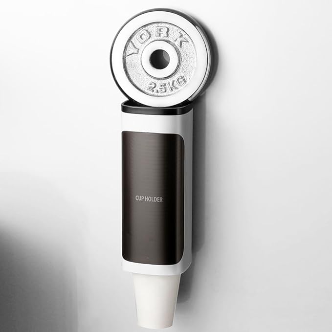 2 Pcs Cup Dispenser Wall Mounted, Bathroom Cup Dispenser Holder for 3oz-9.5oz Disposable Paper and Plastic Cups, Water Cooler Cup Dispenser with Adhesive Plate (Large Green)