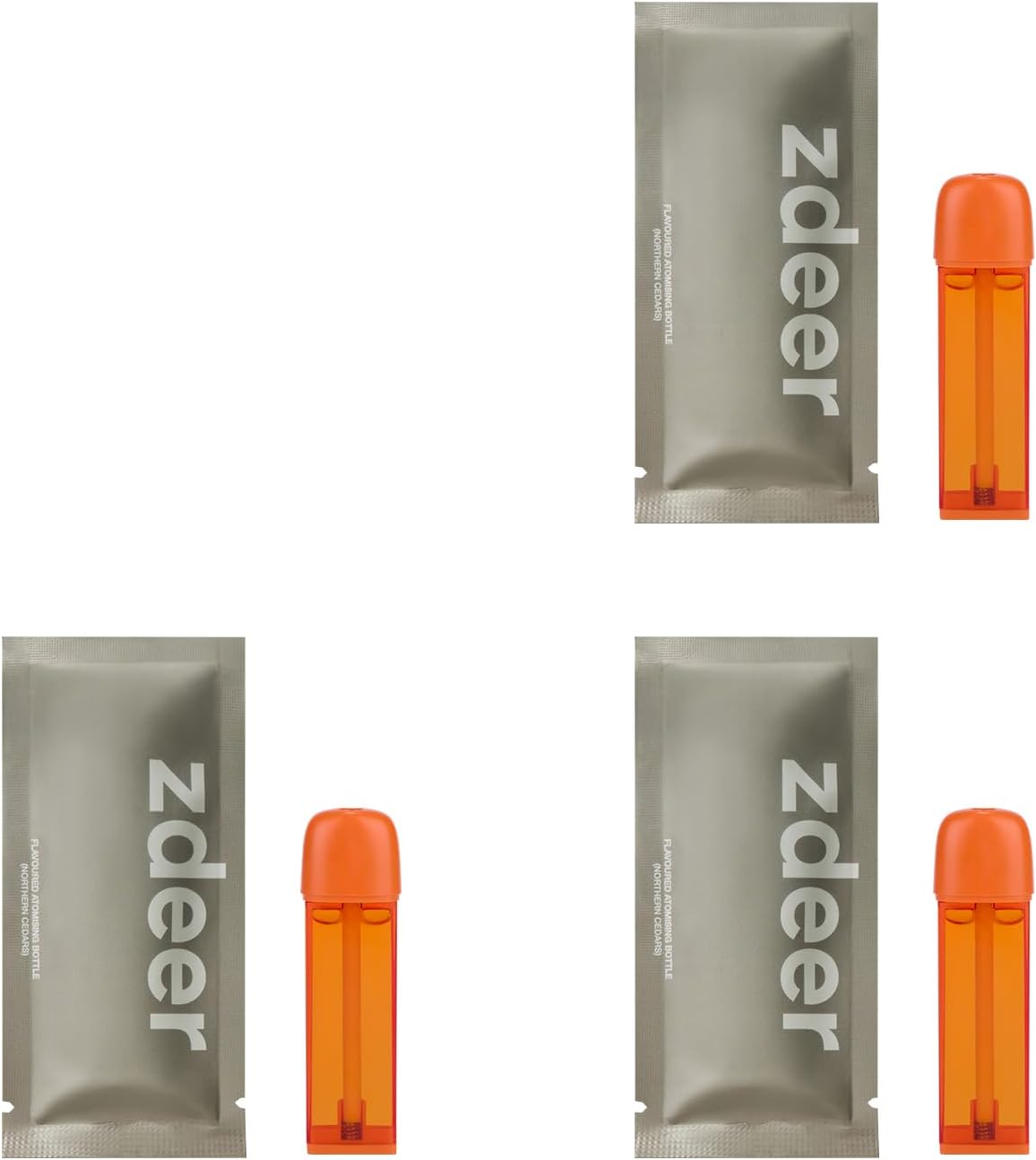 Smart Electric Oral Spray Refill for PW13 – 3-Pack (Northern Cedars) – Earthy & Refreshing, Wood-Inspired Aroma for Clean Breath