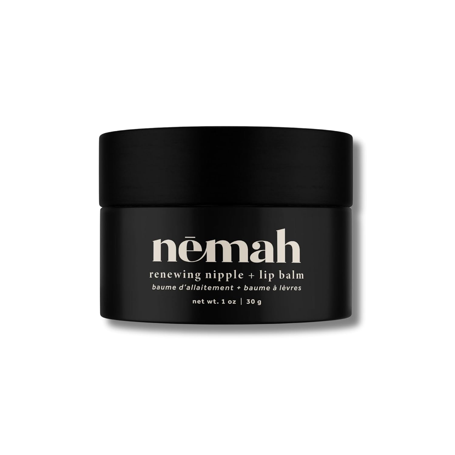Nemah - Organic Nipple Balm, Nipple Cream Safe for Breastfeeding - 2-in-1 Nipple Butter & Lip Balm, Nursing Nipple Balm - Non-Greasy, Vegan, & Cruelty-Free - 1 oz.