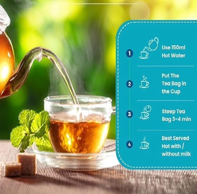 Goodwyn Chamomile+ & La Menta Peppermint – 100 Tea Bags Each, Herbal Tea Collection