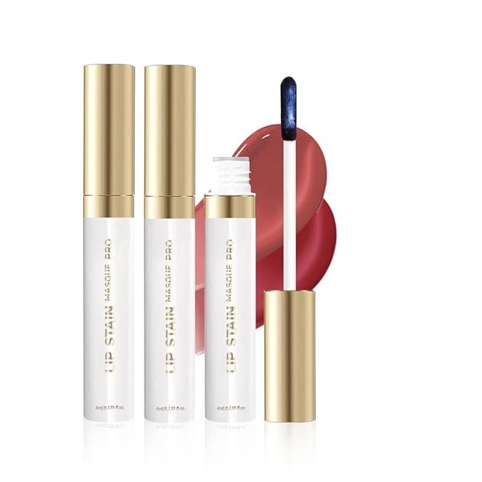 Lip Stain Peel Off – Wipe-Off Lip Stain Tattoo | Long Lasting Waterproof Lip Tint, High-Pigment Matte Lip Color, Smudge & Transfer Proof Lip Stains Masque, Kiss-Proof All-Day Lip Makeup 06#+07#